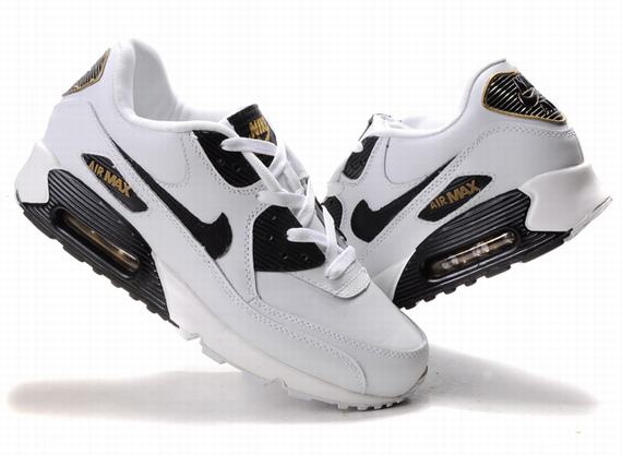 New Men'S Nike Air Max Black/White